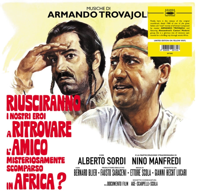 Armando Trovajoli - Riusciranno I Nostri Ero A Ritrovare L Amico Misteriosamente Scomparso In Africa ? - Original Soundtrack (Yellow Vinyl) (Vinyl)