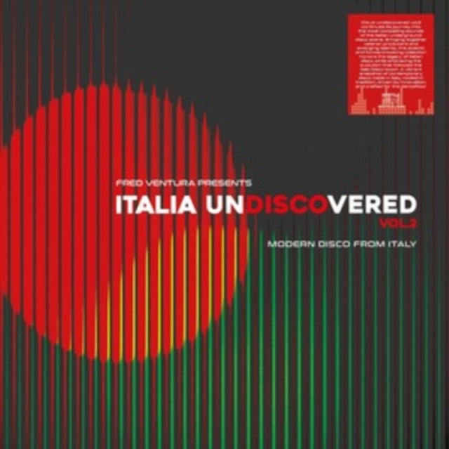 Various Artists - Fred Ventura Presents Italia Undisco Vered Vol.2 - Modern Disco From Italy (Vinyl)