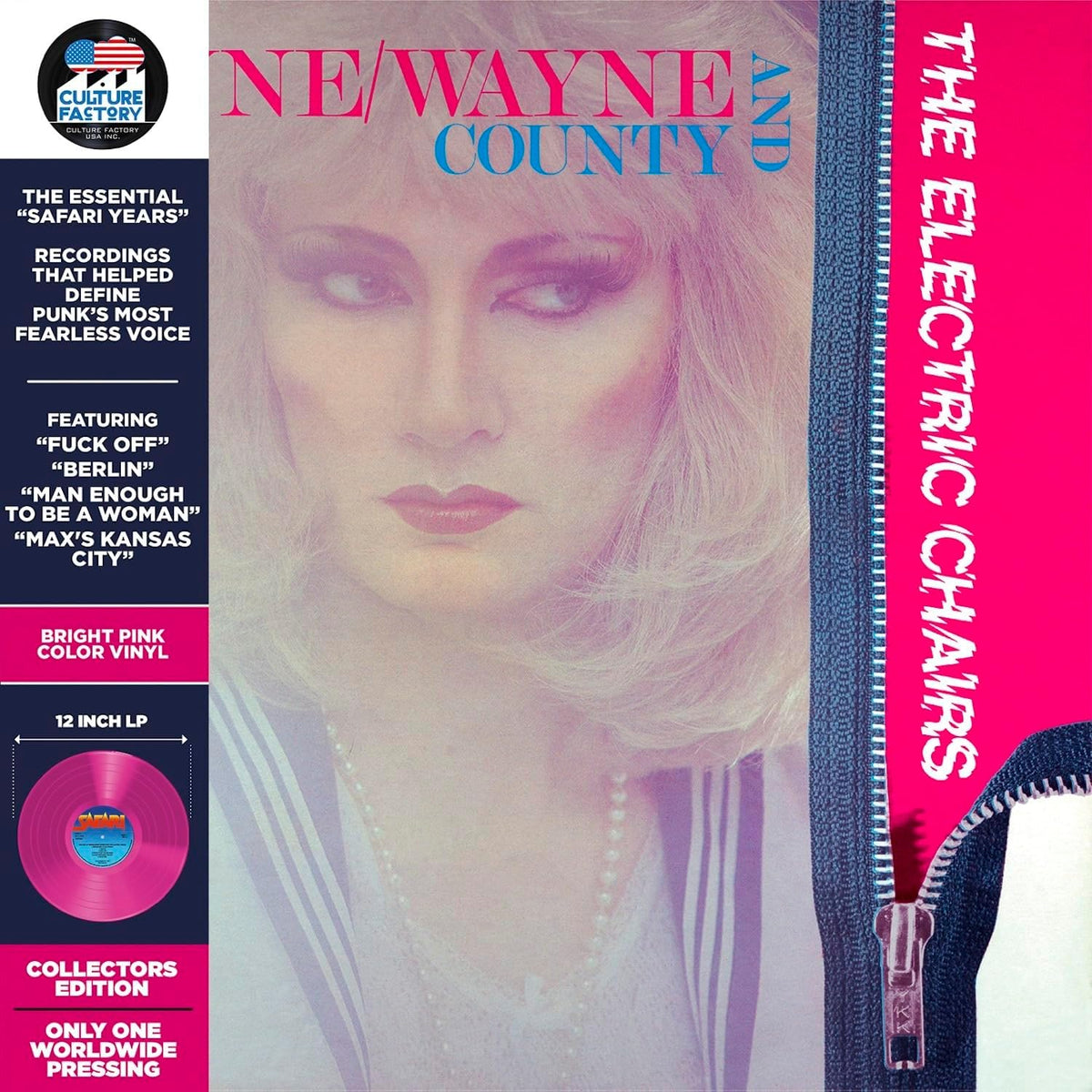 Wayne County And The Electric Chairs - The Best Of The Safari Years (Pink Vinyl) (Vinyl)