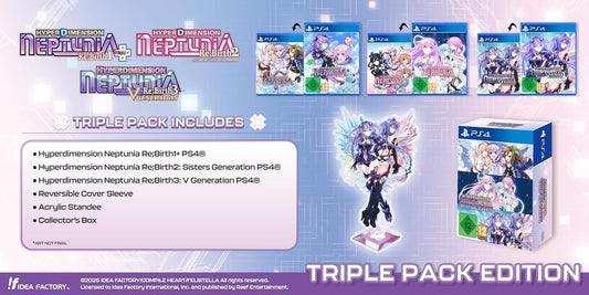 Hyperdimension Neptunia Re;Birth Series (1-3) Triple Pack (PS4)