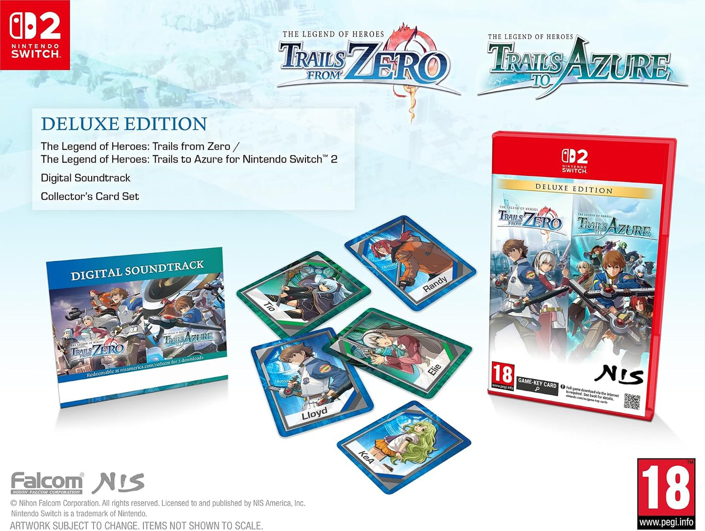 The Legend of Heroes: Trails from Zero / The Legend of Heroes: Trails to Azure Deluxe Edition ENG (Nintendo Switch 2)