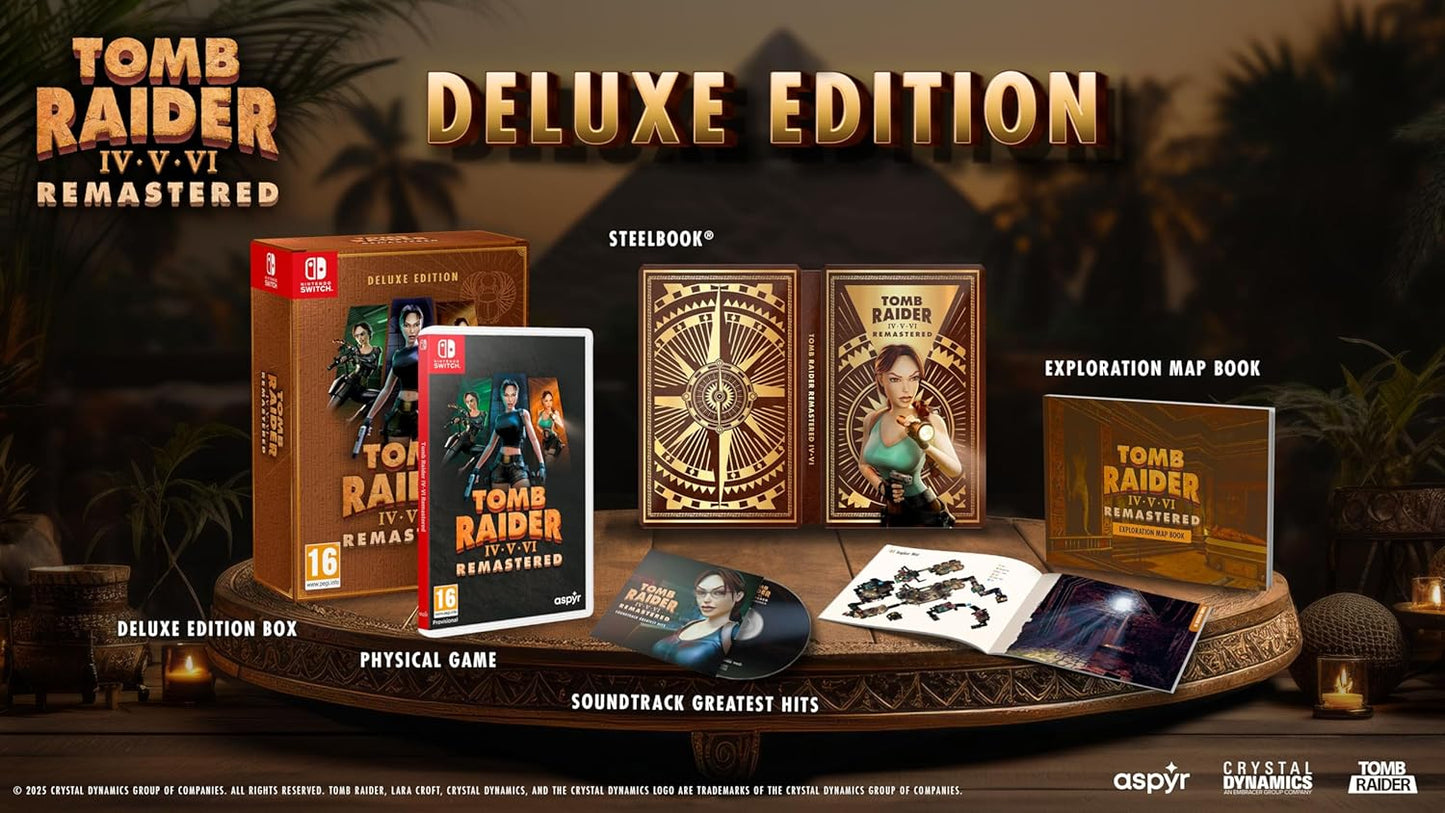 Tomb Raider IV-VI Remastered Starring Lara Croft - Deluxe Edition (Nintendo Switch)