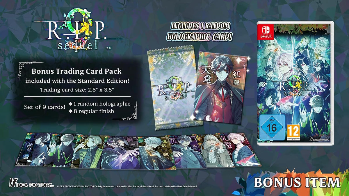 9 R.I.P. sequel - Standard Edition (with Trading Card Pack) (Nintendo Switch)