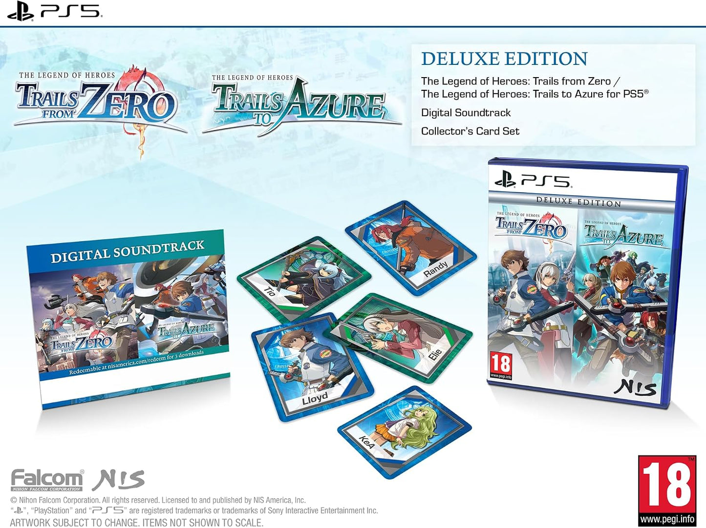 The Legend of Heroes: Trails from Zero / The Legend of Heroes: Trails to Azure Deluxe Edition ENG (PS5)