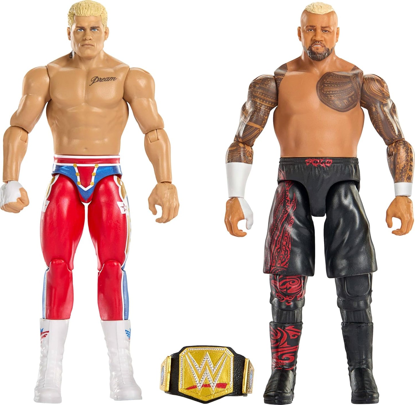 WWE - 2-pack Cody Rhodes vs Solo Sikoa Figure (Toys)