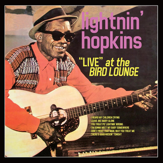 Lightnin Hopkins - Live At The Bird Lounge (Clear Red Vinyl) (Vinyl)