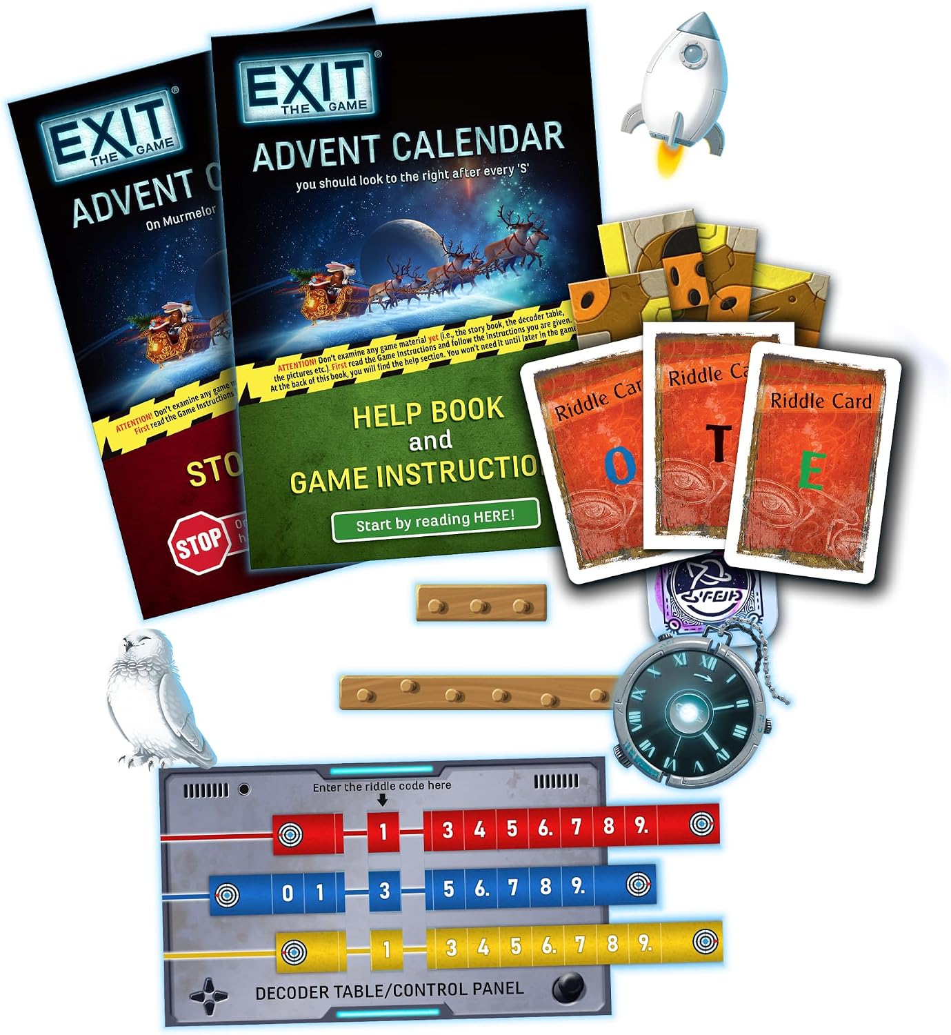 EXIT: Advent Calendar - The Intergalactic Race (Board Games)