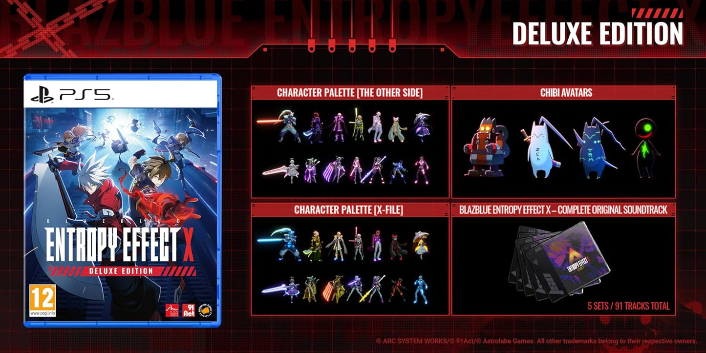 BlazBlue Entrophy Effect X - Deluxe Edition (PS5)