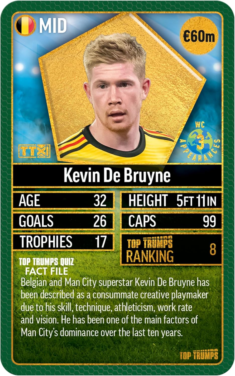 World Football Stars Top 200 Top Trumps Card Game - Pack 5
