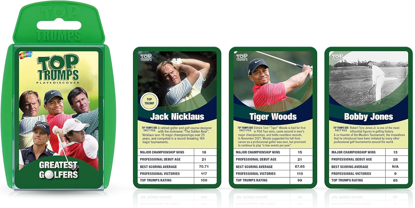 Top Trumps Card Game Classics Golfers