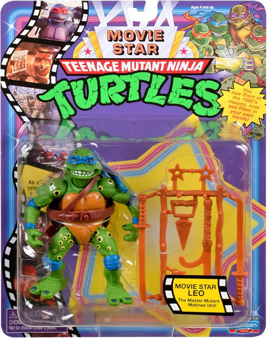 TEENAGE MUTANT NINJA Turtles Classic Figure 1991 Movie Star Turtle Leo
