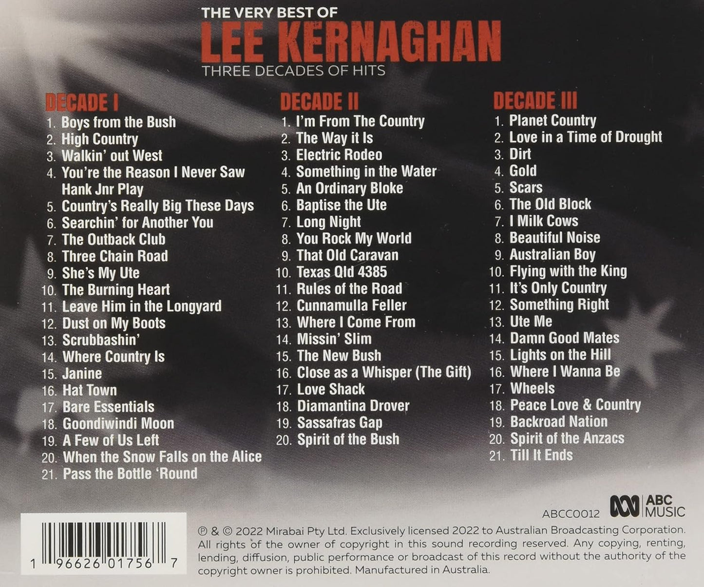 Lee Kernaghan - The Very Best Of Lee Kernaghan: (CD)