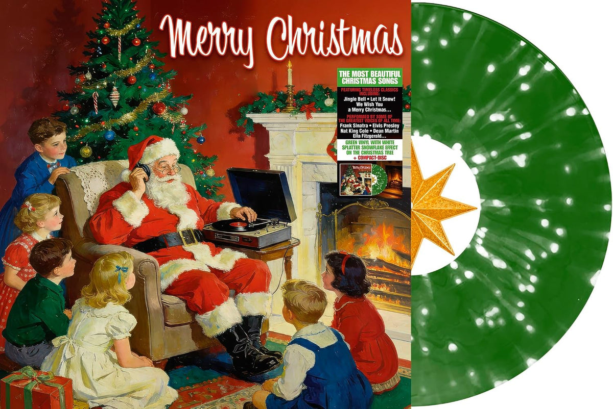 Various Artists - Merry Christmas 2026 (White/Green Splatter Vinyl) (LP + CD)