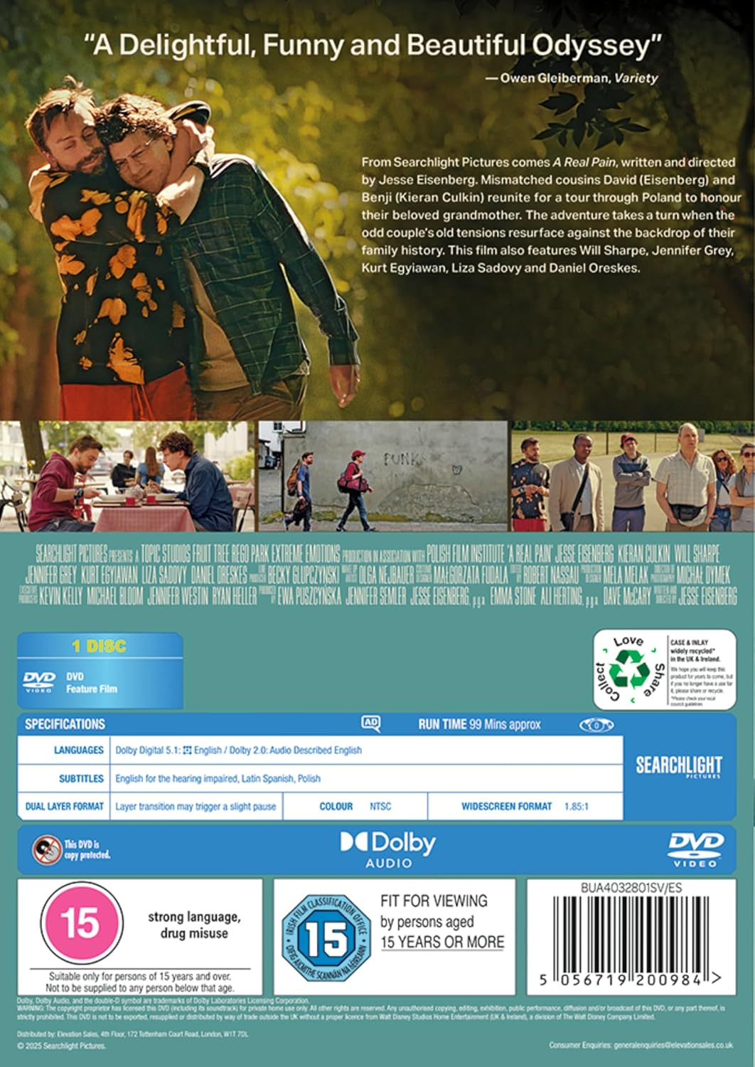 A Real Pain (NTSC) (DVD)