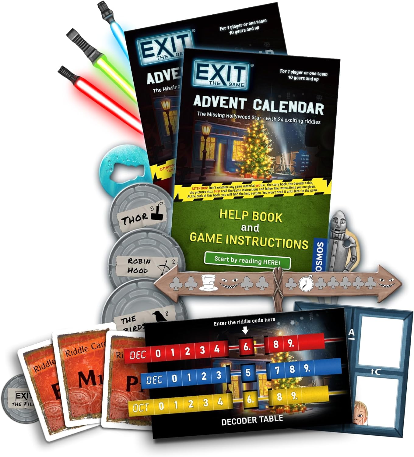 EXit Advent Calendar Missing hollywood star (Board Games)