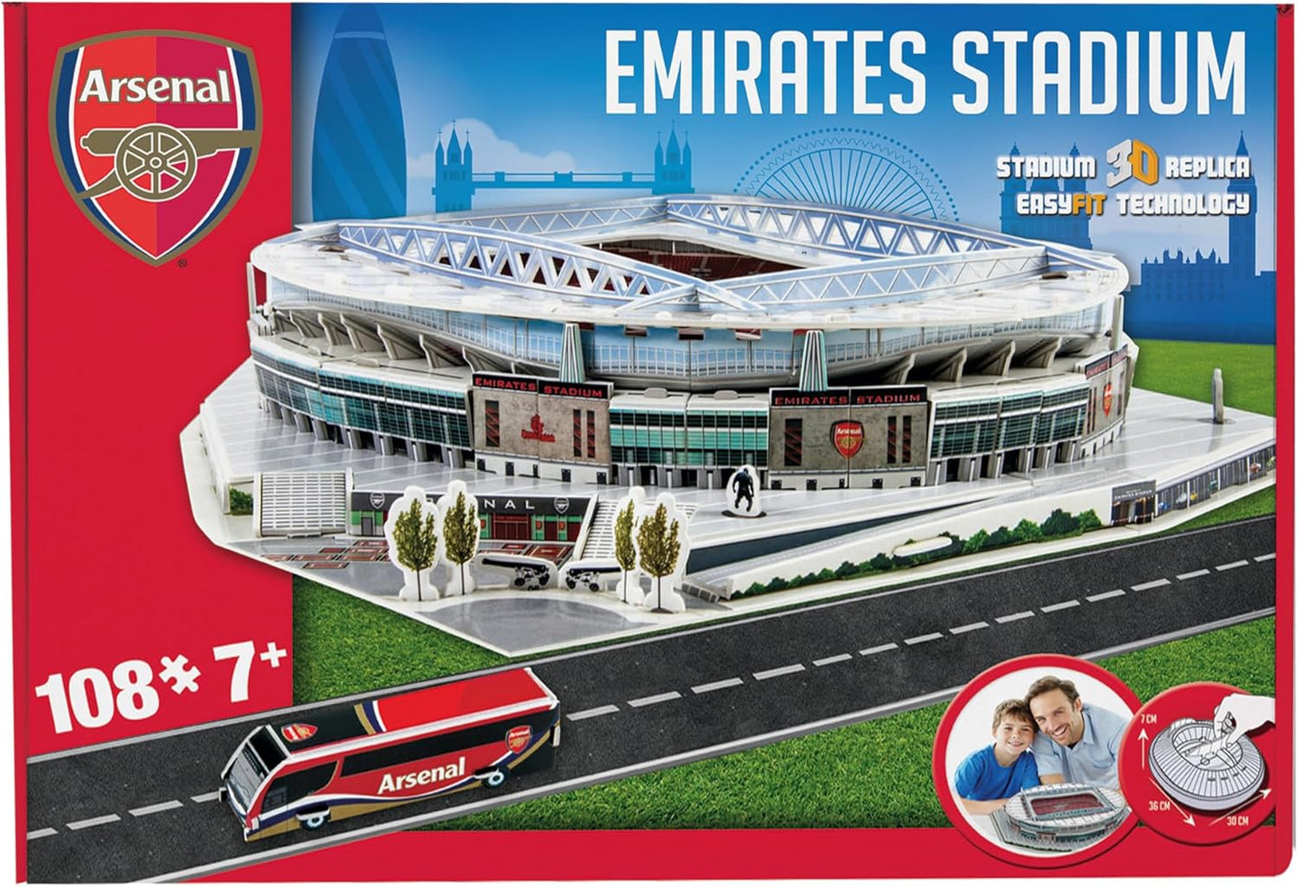 3D Stadium Puzzles - Arsenal The Emirates (3D Puzzles)