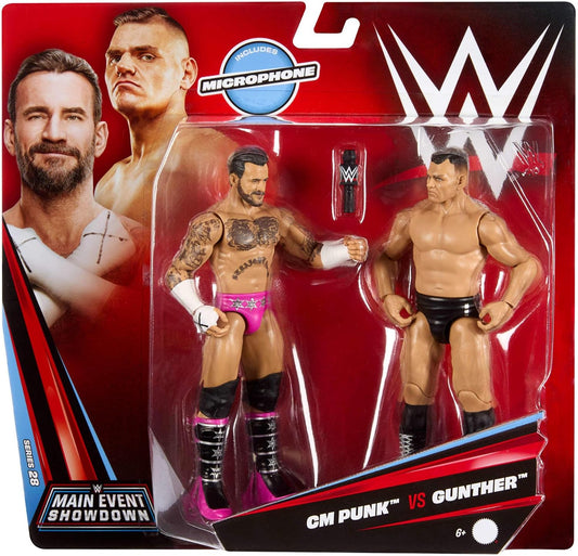 WWE - Main Event Showdown - CM Punk & Gunther (2 Figure Pack) (Toys)