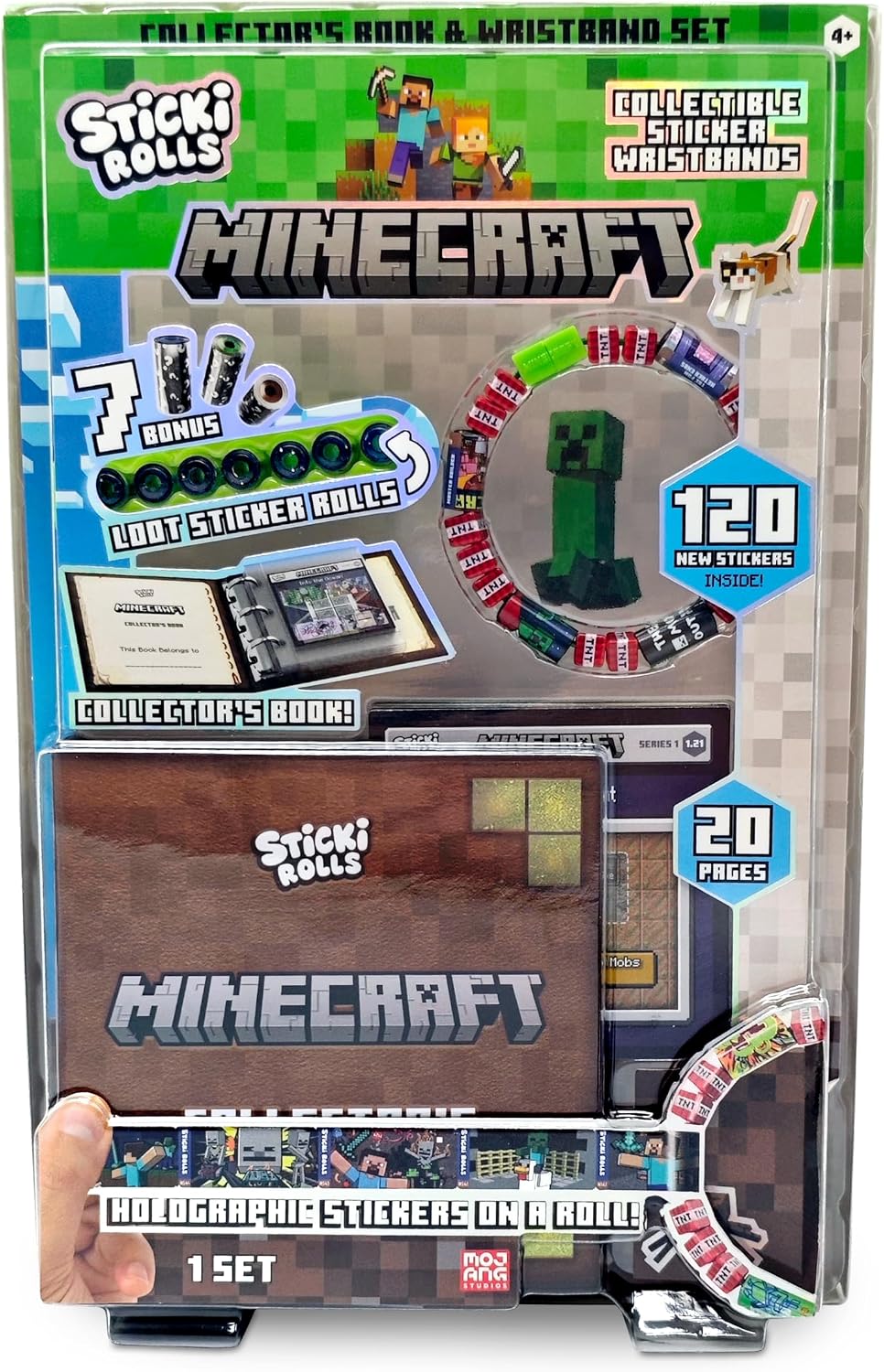 Sticki Rolls - Minecraft Collectors Book (Toys)