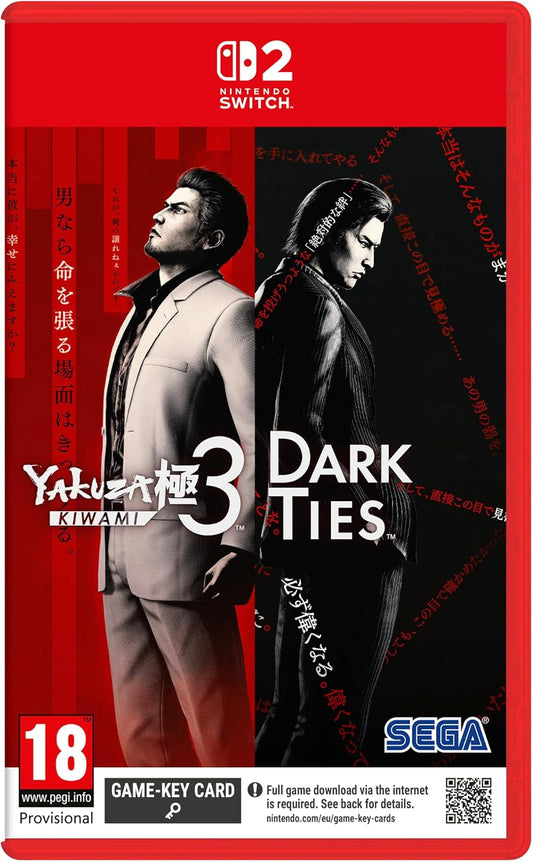 Yakuza Kiwami 3 & Dark Ties (Game-Key Card) (Nintendo Switch 2)