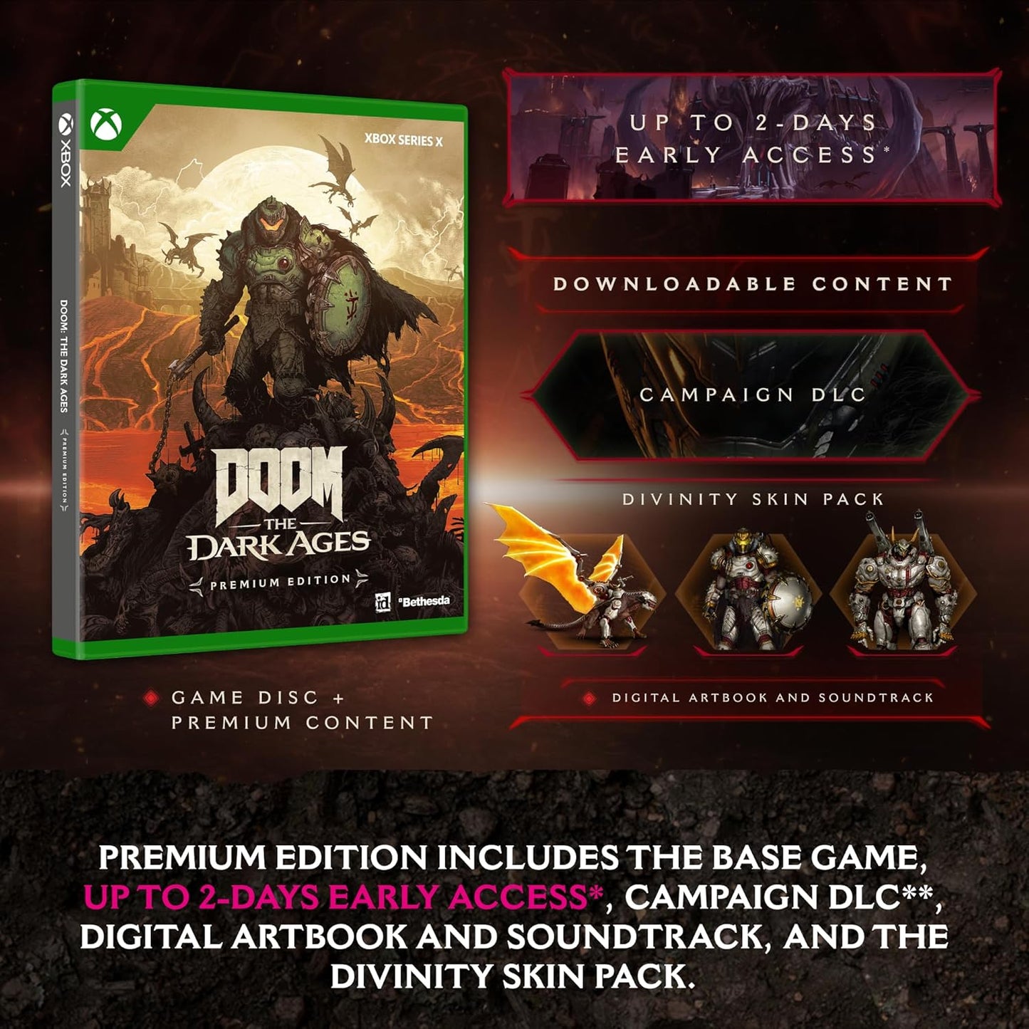 Doom: The Dark Ages - Premium Edition (Xbox Series X/S)