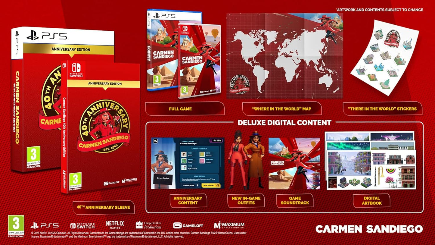 Carmen Sandiago - 40th Anniversary Edition (PS5)