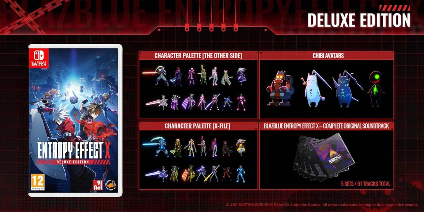 BlazBlue Entrophy Effect X - Deluxe Edition (Nintendo Switch)