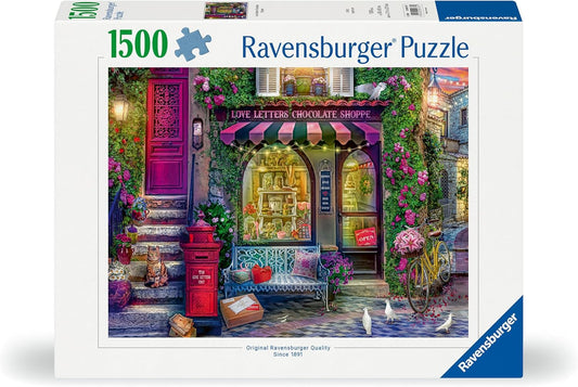 Ravensburger Puzzle - Love letters Chocolate Shop 1500pc (Jigsaw Puzzle)