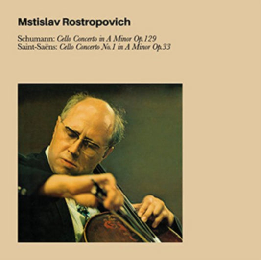 Mstislav Rostropovich - Schumann Cello Concerto In A Minor Op.129 / Saint-Saens Cello Concerto No.1 In A Minor Op.33 (CD)
