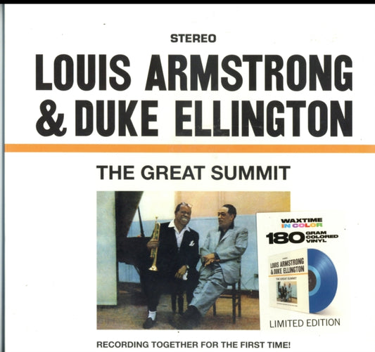 Louis Armstrong & Duke Ellington - The Great Summit (Limited Transparent Blue Vinyl) (Vinyl)