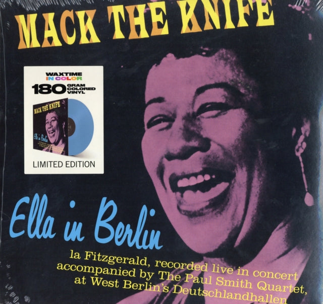 Ella Fitzgerald - Ella In Berlin (Mack The Knife) (Limited Blue Vinyl) (Vinyl)