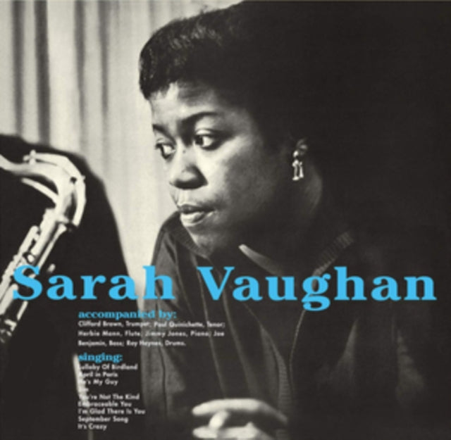 Sarah Vaughan - Sarah Vaughan With Clifford Brown (Limited Transparent Blue Vinyl) (Vinyl)