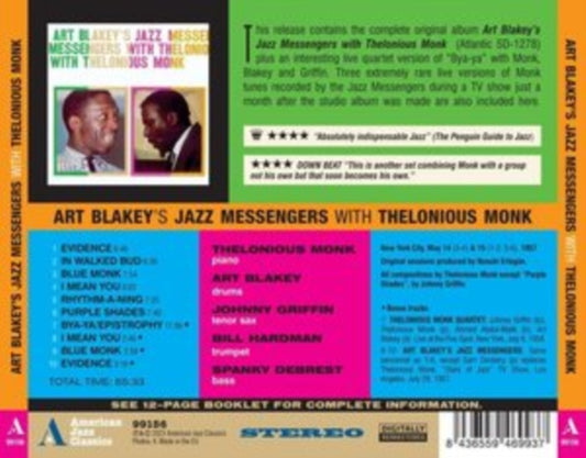 Art Blakey - With Thelonious Monk (with 4 Bonus Tracks) (CD)
