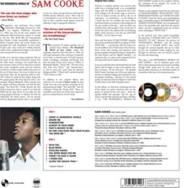 Sam Cooke - The Wonderful World Of Sam Cooke (Vinyl)