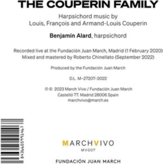 Benjamin Alard - The Couperin Family (CD)