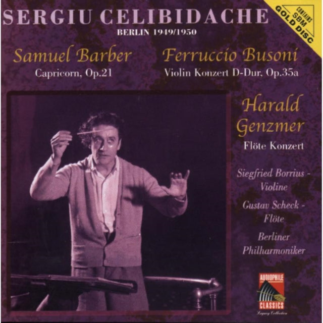 Celibidache / Berlin Phil Orch - Barber: Capricorn / Busoni: Vln Cto (CD)