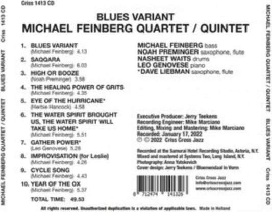 Michael Feinberg - Blues Variant (CD)