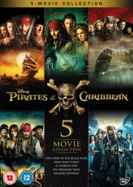 Pirates Of The Caribbean 1-5 Boxset (DVD Box Set)