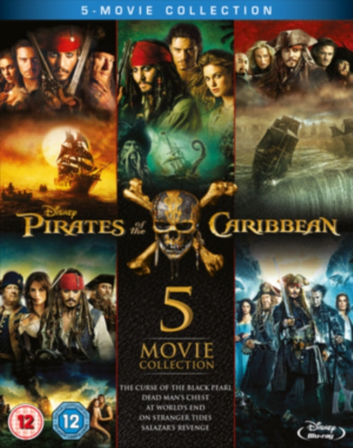 Pirates Of The Caribbean 1-5 Boxset (Blu-ray Box Set)