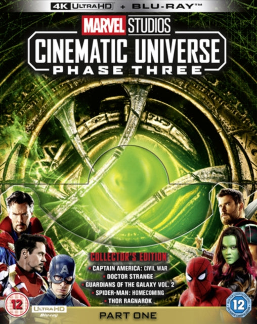 Marvel Cinematic Universe Phase 3 Part 1 Box set (11 Discs) (Blu-ray 4K)