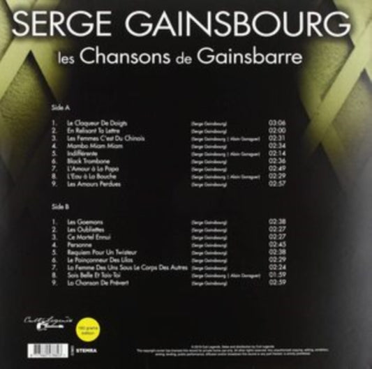 Serge Gainsbourg - Les Chansons De Gainsbarre (Vinyl)