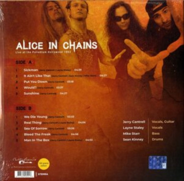 Alice In Chains - Best Of Live At The Palladium Hollywood 1992 (Vinyl)