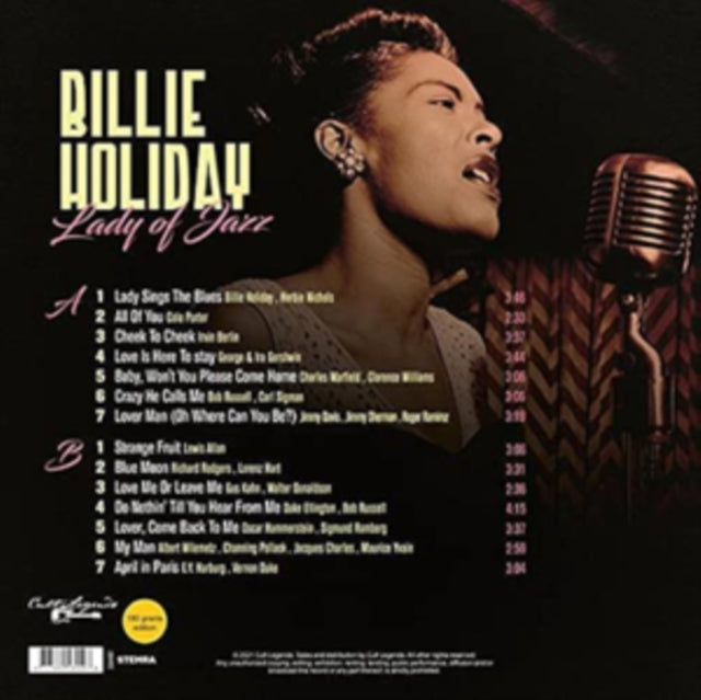 Billie Holiday - Lady Of Jazz (Vinyl)