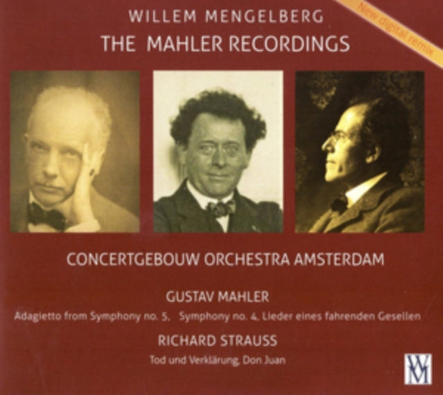Concertgebouw Orchestra / Willem Mengelberg / Jo Vincent / Hermann Schey - Strauss / Mahler Symphony 4 / Lieder Eines Fahrenden Gesellen / Adagietto From Syphony No 5 / Tod Und Verklarung (CD)