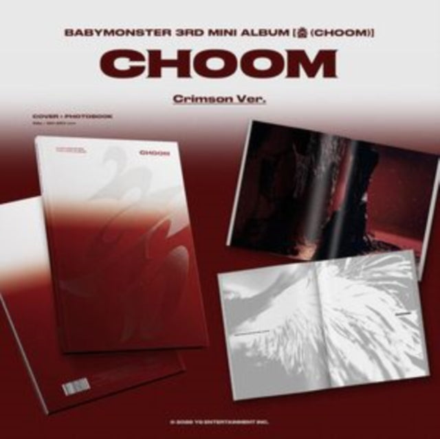 Babymonster - 3rd Mini Album (Choom) (Photobook - Crimson Version) (CD)