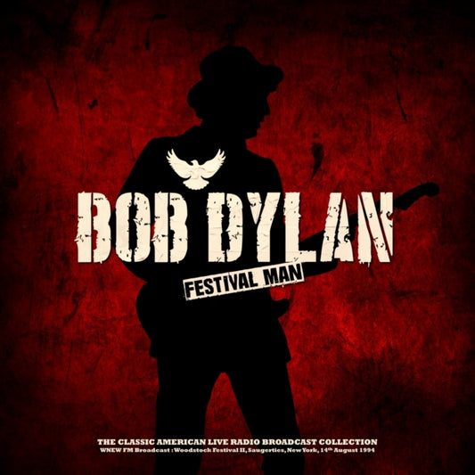 Bob Dylan - WNEW FM Broadcast Woodstock Festival II Suagerties NY 14th August 1994 (Red Marble Vinyl) (Vinyl)