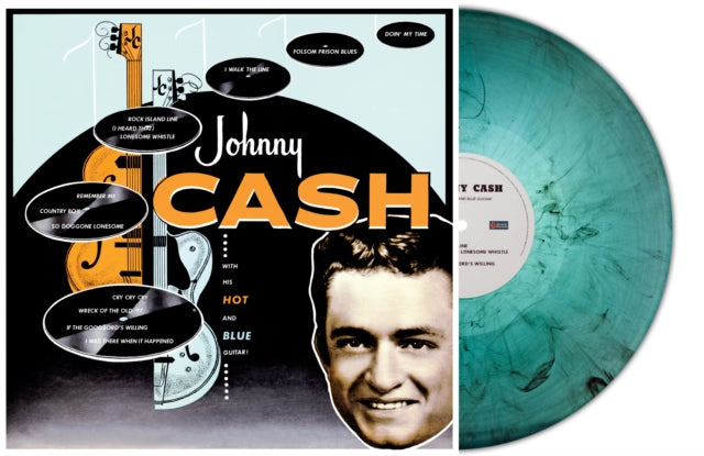 Johnny Cash - With His Hot And Blue Guitar (Marble Vinyl) (Vinyl)