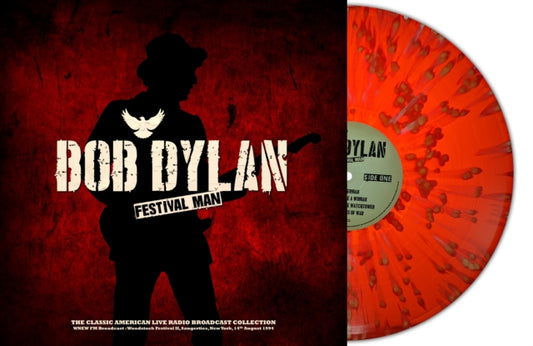 Bob Dylan - WNEW FM Broadcast Woodstock Festival II Suagerties NY 14th August 1994 (Red/White Splatter Vinyl) (Vinyl)