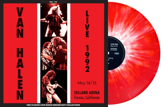 Van Halen - Live At Selland Arena Fresno 1992 (Red/White Splatter Vinyl) (Vinyl)