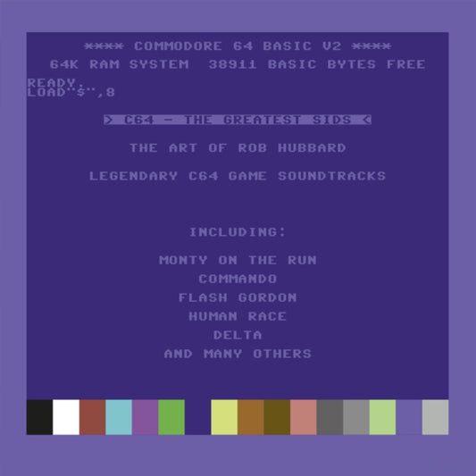 Rob Hubbard - C64 Greatest Sids - The Art Of Rob Hubbard (Numbered Edition) (Red Vinyl) (Vinyl)