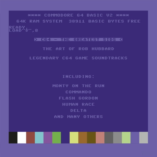 Rob Hubbard - C64 Greatest Sids - The Art Of Rob Hubbard (Numbered Edition) (Grey Vinyl) (Vinyl)